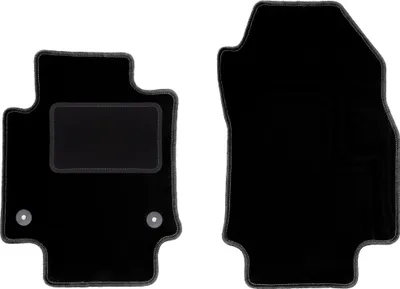Immagine prodotto di Wielganizator tappetini auto velours anteriori adatto per Toyota RAV4 V (2019-, SUV) neri, set 2 pz, con fissaggi