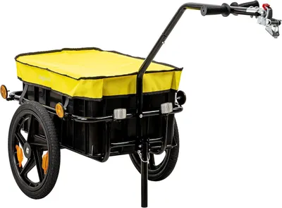 Productafbeelding van Fietskar transport 68 liter - Met hoes - Max. 40 kg