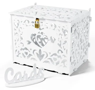 Image de Solidchoice - Coffret en bois pour faire soi-même ses propres invitations de mariage