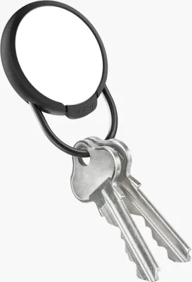 Produktbild von Orbitkey Slim Case for AirTag -pidike avainrenkaalla, musta