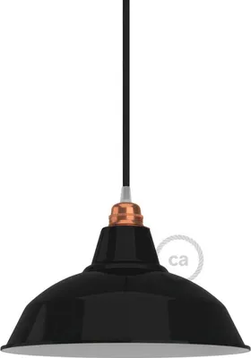 Immagine prodotto di Creative-Cables Paralume Bistrot in metallo smaltato con attacco E27, diametro 30 cm