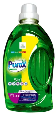 Produktbild von PUROX Universal Flüssigwaschmittel 1 l, 33 Waschladungen, mit Kalkschutz