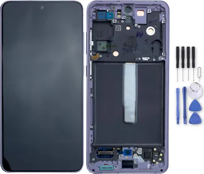 Produktbild von Samsung LCD Display Kompletteinheit GH82-26414D für Galaxy S21 FE Violet Ersatz