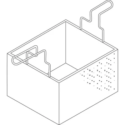 Produktbild von Nudelkorb GN 1/2 240x290x200mm