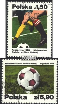 Produktbild von Briefmarken Polen 1978 Mi 2557-2558 (kompl.Ausg.) postfrisch Fußball-WM 78, Argentinien