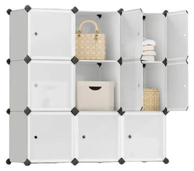 Immagine prodotto di Scarpiera – Mobiletto per scarpe – Plastica – Facile da pulire – 93 x 123 x 31 cm