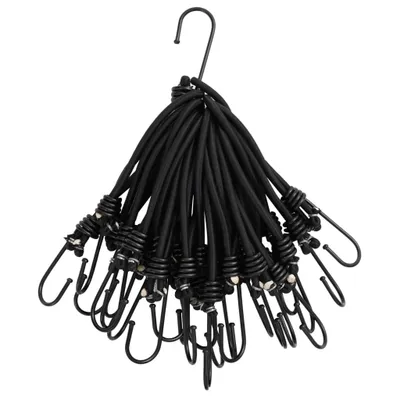 Produktbild von vidaXL Spanngummis mit Haken 50 Stk. 17 cm