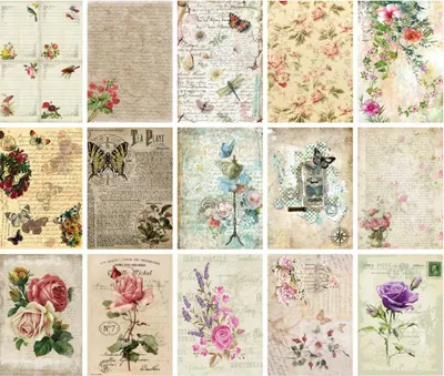 Productafbeelding van INF Vintage Scrapbook Papier, Model 2