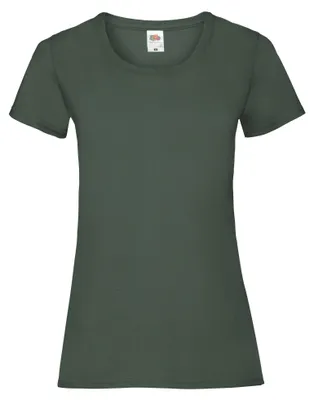 Produktbild von Fruit of the Loom - "Valueweight" T-Shirt für Damen FK3173 (S) (Flaschengrün)