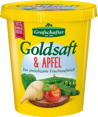 Produktbild von Grafschafter Goldsaft und Apfel Fruchtaufstrich 450g