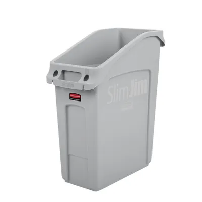 Produktbild von Rubbermaid Contenedor Slim Jim® para debajo del mostrador 50 l gris