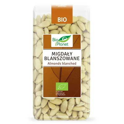 Zdjęcie produktu dla Migdały blanszowane350g BIOPLANET