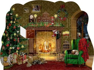 Produktbild von Kaminzimmer, Adventskalender-Schokolade (Behr)
