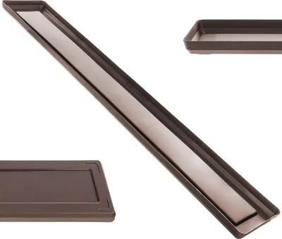 Zdjęcie produktu dla KADAX podstawka pod doniczkę 80 cm prostokątna mokka tworzywo sztuczne