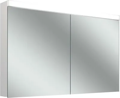 Image de LOW plus 15 LED armoire de toilette, 2 portes 60/60cm, 1195x147x747mm, éclairage en haut, 172.320.01.02