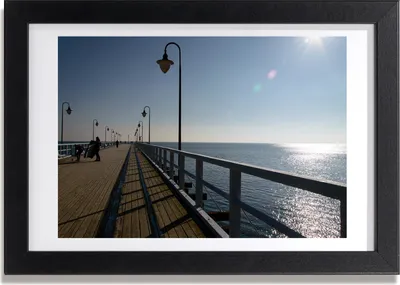 Produktbild von Bild 30x20 MDF-Rahmen, Wandkunst Pier in Gdynia