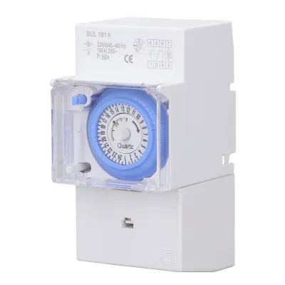 Image de minuterie mécanique 24 heures, sélecteur de temps étanche pour utilisation en extérieur AC230V