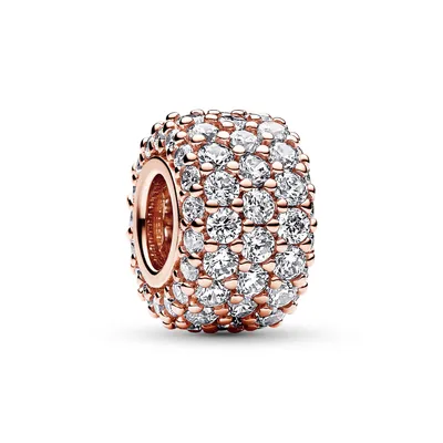 Image de Pandora Pendentif scintillant à trois rangées de pavés 782820C01