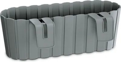 Produktbild von nabbi Plastový balkonový květináč DDECZ400 38,3 cm - šedý kámen