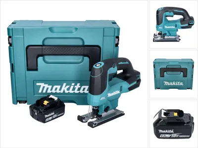 Image de Makita DJV184G1J Scie sauteuse sans fil 18V Brushless + 1x Batterie 6,0Ah + Coffret Makpac - sans chargeur