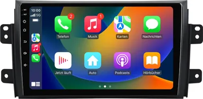 Produktbild von Android Autoradio 9 Zoll 64GB für Suzuki SX4 2006-2013 mit CarPlay & Android Auto Navigation & Bluetooth