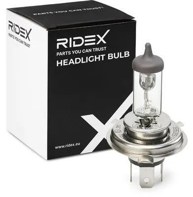 Produktbild von 1x RIDEX H4 Glühlampe Fernlicht 12V 60/55W 3200K P43t Halogen 106B0003
