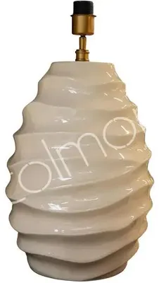 Imagen del producto de Lámpara de mesa WAVELY, cerámica, Ø30x53 cm, color marfil