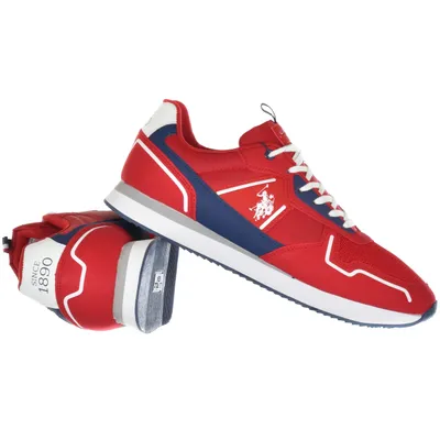 Produktbild von U.S. Polo Assn Herren Sportschuhe Freizeit Sneaker Laufschuhe NOBIL004-REDDBL01 Gr.45