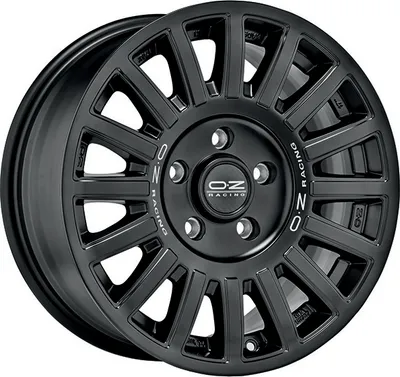 Produktbild von ALUFELGE OZ Racing RALLY RAID 8.5x18 6x139.7 ET 25 MATT BLACK SILVER LETTERING