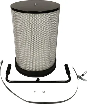 Produktbild von vhbw Feinstaubfilter kompatibel mit BAMATO AB-1500CF Absauganlage - Feinstaub-Filterpatrone mit Reinigungsbürste