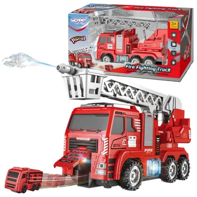 Image de Camion de pompiers interactif Woopie avec échelle mobile