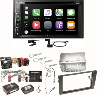 Produktbild von Pioneer AVH-Z3200DAB Carplay Bluetooth DAB Einbauset für Audi A4 B6 B7 Seat Exeo