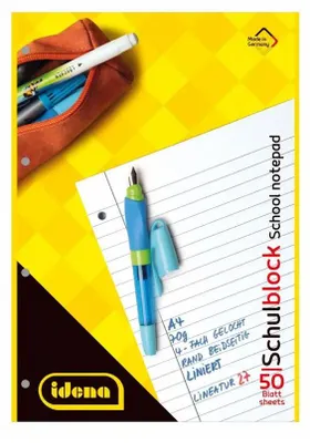 Produktbild von Idena Schulblock liniert 50 Blatt