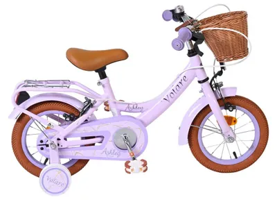 Produktbild von Volare Ashley Kinderfahrrad - Mädchen - 12 Zoll - Lila - Zwei Handbremsen