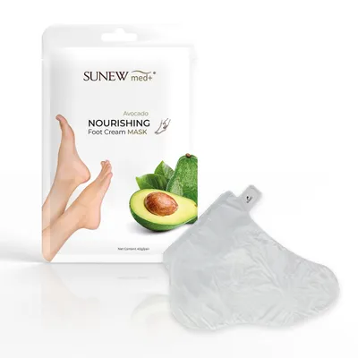 Produktbild von SunewMed+ Fußmasken mit Avocado-Extrakt zur Regeneration - 1 Paar