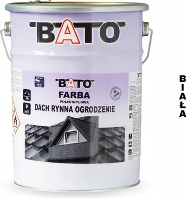 Obrázek produktu pro Polyvinylová střešní barva BATO bílá 5L