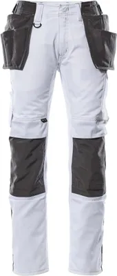 Produktbild von Mascot Hose UNIQUE mit Hängetaschen KASSEL CORDURA 17631 Gr. 82C43 weiß/dunkelanthrazit