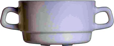 Immagine prodotto di Tazza da zuppa bianca di restauro piccola | [ 6 pezzi ]