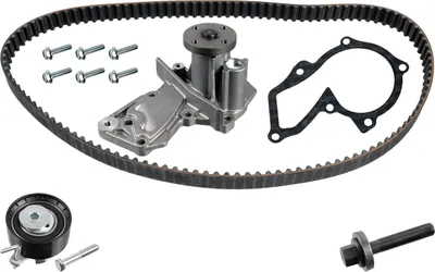 Produktbild von FEBI BILSTEIN 173068 Zahnriemensatz + Wasserpumpe für FORD Fiesta Mk6 Schrägheck (JA8, JR8) FOCUS III Turnier Fiesta Mk5 Schrägheck MONDEO IV Turnier