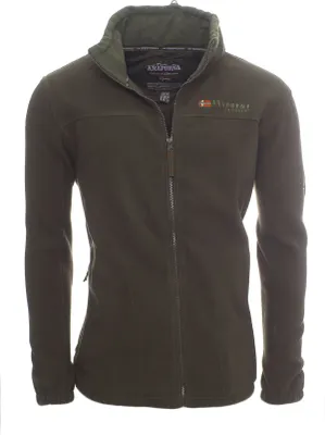 Produktbild von Anapurna Herren warme flauschige Fleece Jacke Outdoor Sweater Ski Sport Freizeit Model: Uranium, Farbe: Khaki, Größe: XL