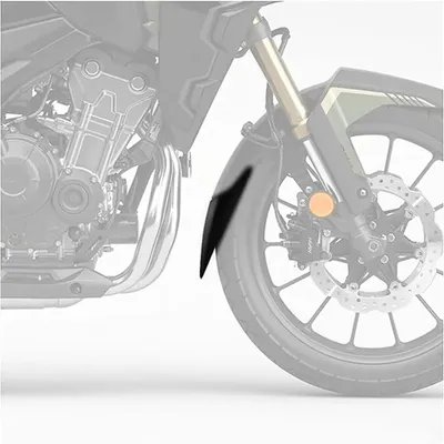 Produktbild von Puig Honda Nx500 2025 Vorderradkotflügelverlängerung Schwarz  Schwarz One Size