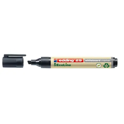 Immagine prodotto di Edding 4-29001 29 Marcatore per lavagne EcoLine - ricaricabile, 1-5 mm, nero