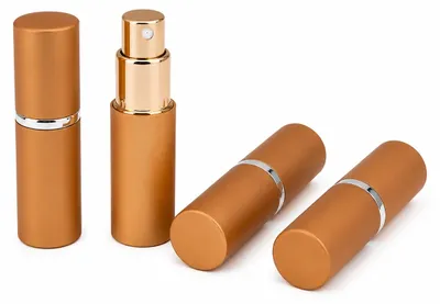 Produktbild von Parfumzertäuber goldfarbig nachfüllbar - edles Design 4 Stück
