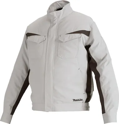 Produktbild von Makita Akku-Klimajacke Workwear inkl. Akku BL1850B Gr. L grau