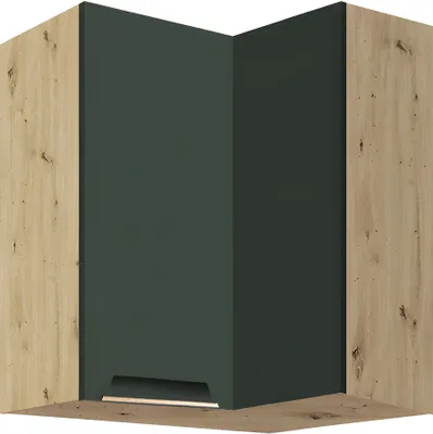Obrázek produktu pro GLAMOUR GREEN 54G – Eckhängeschrank 60 × 60 cm, tmavě zelená matná