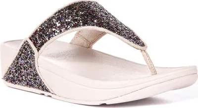 Produktbild von Fitflop Lulu Multi Glitter in Nude für Damen – 3 UK - 36 EU - 5 US / Nude