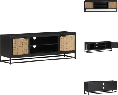 Immagine prodotto di mobile TV vidaXL 120x30x40 cm in legno massiccio di mango - Mobili TV