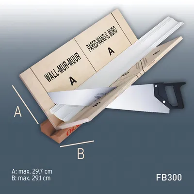 Produktbild von Orac Decor SET Gehrungslade + Säge FB300, max. Verarbeitungsgröße: 29,7 cm x 29,1 cm