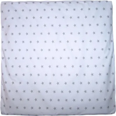Produktbild von Primawela Deko Kissenbezug Bezug für Baby Kind für Kissen 80x80 cm 29. Sterne auf Weiß