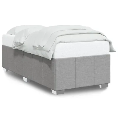 Immagine prodotto di vidaXL Struttura letto senza materasso grigio chiaro 90x190 cm tessuto